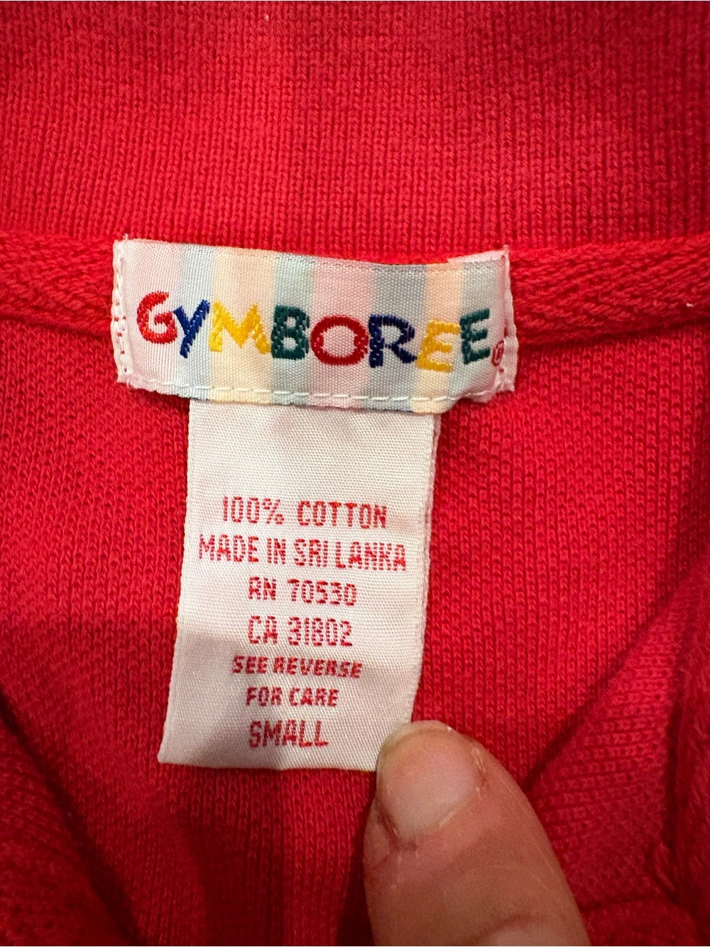 Gymboree Vintage ‘90s Boys Polo Shirt & Plaid Pants Red Holiday Small 3-4 Outfit - Picture 6 of 7